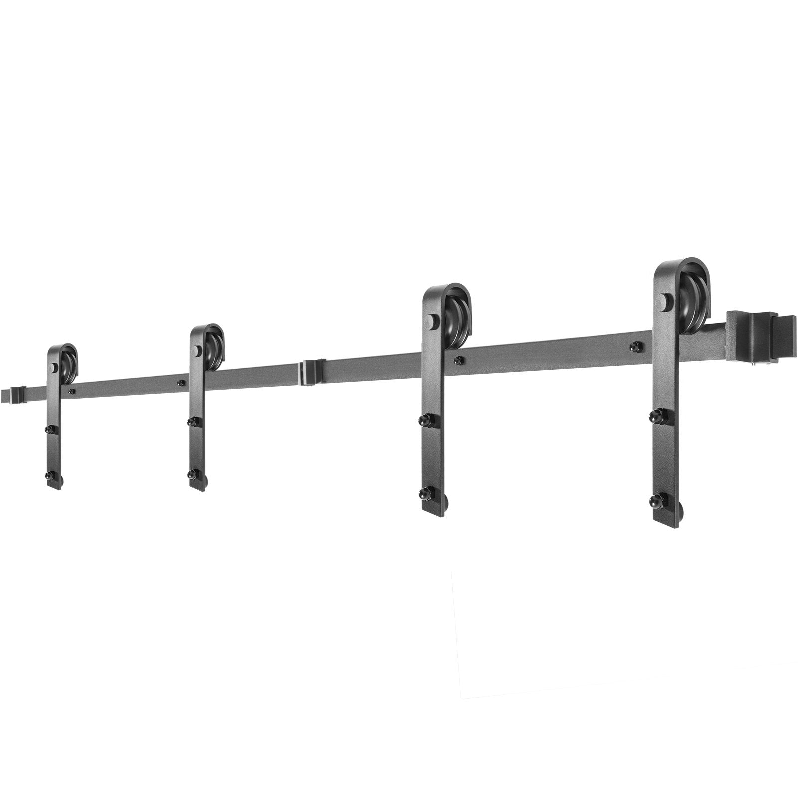 VEVOR Sliding Barn Door Hardware Kit, 13FT Barn Door Kit, 330LBS Load-Bearing Double Barn Door Hardware Kit, Carbon Steel Barn Door Track, Darn Door for 1.37-1.77\" Thickness & 6.5FT Wide Door Panel? 
