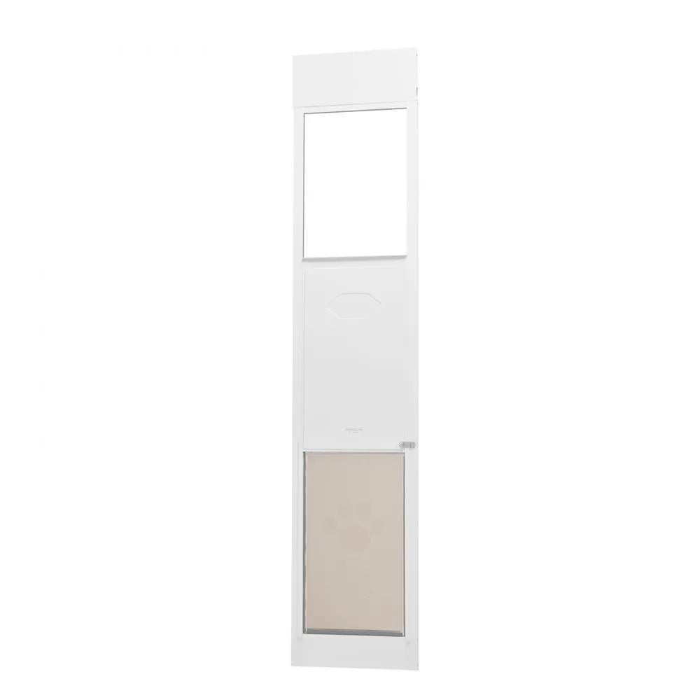 VEVOR Dog Door for Sliding Glass Door 75 7/8"-80 11/16" Adjustable Height XL