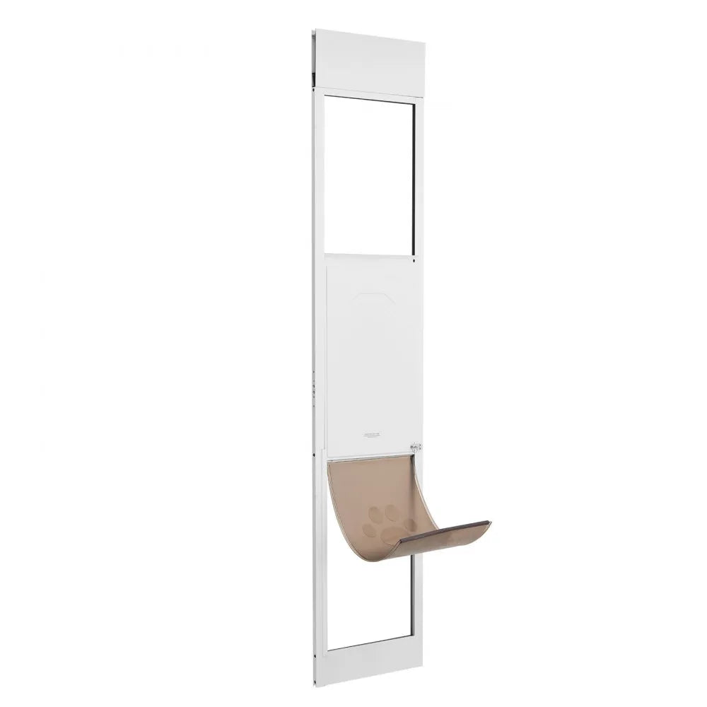 VEVOR Dog Door for Sliding Glass Door 75 7/8"-80 11/16" Adjustable Height XL