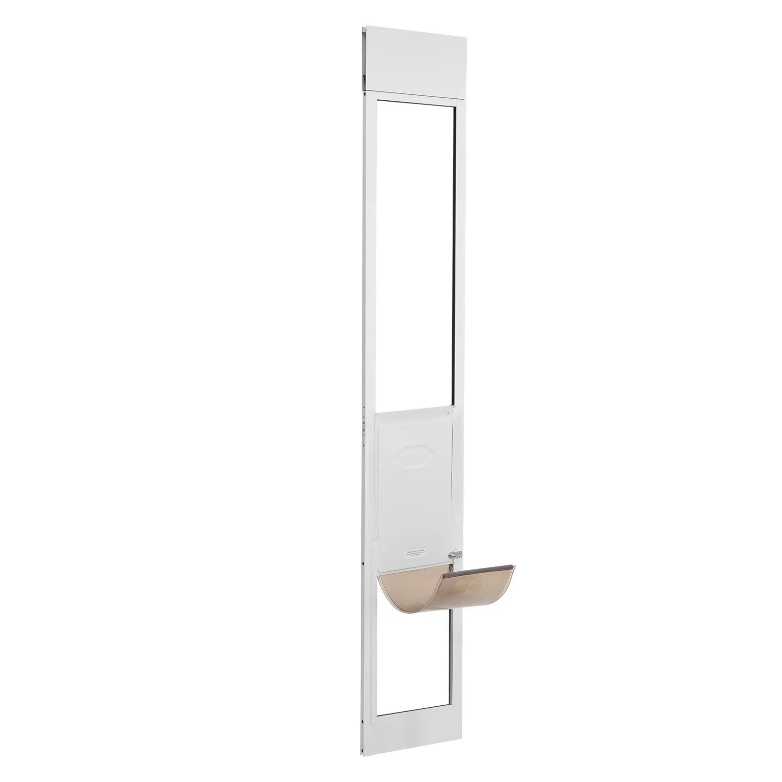 VEVOR Dog Door for Sliding Glass Door 75 7/8"-80 11/16" Adjustable Height L