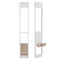VEVOR Dog Door for Sliding Glass Door 75 7/8