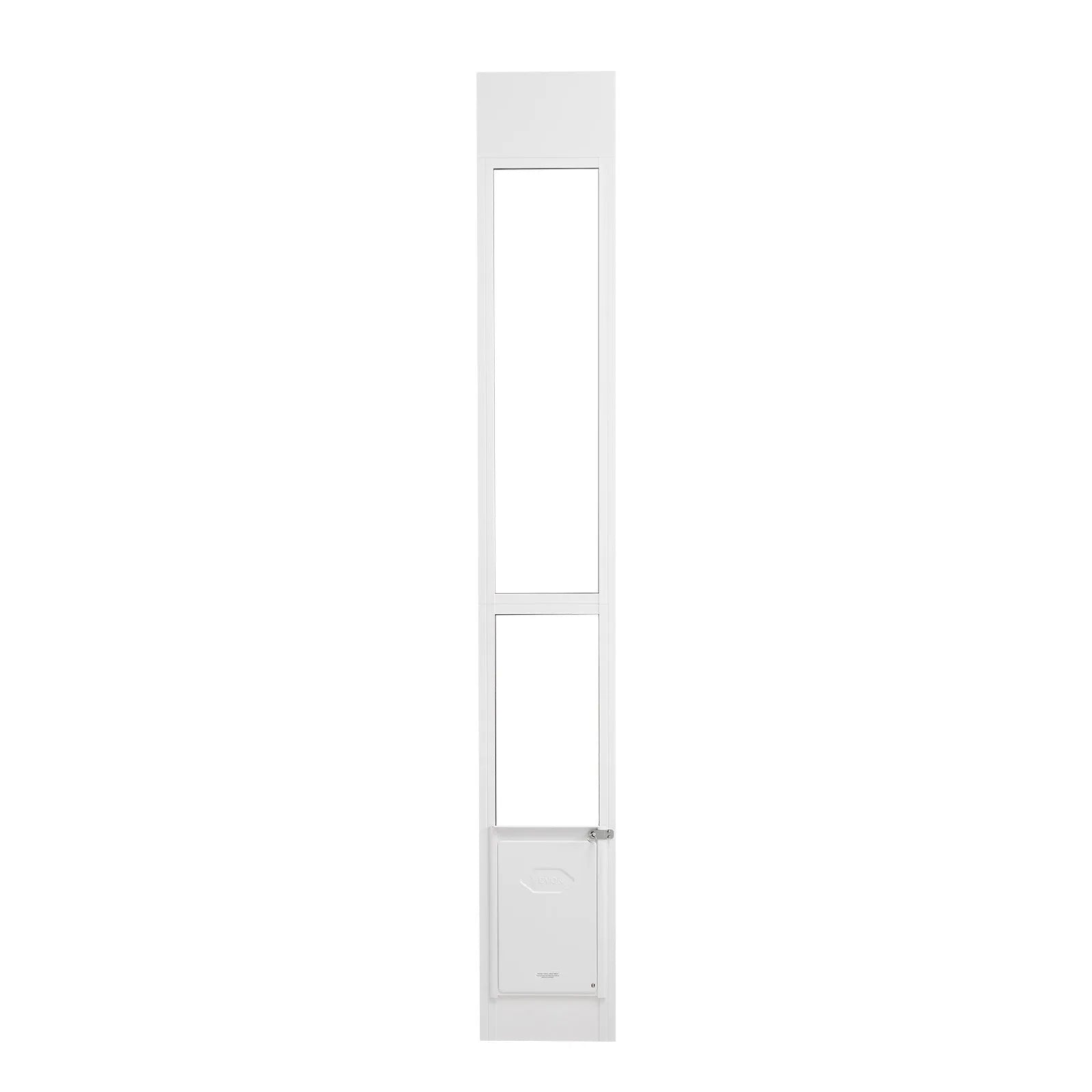 VEVOR Dog Door for Sliding Glass Door 75 7/8"-80 11/16" Adjustable Height M