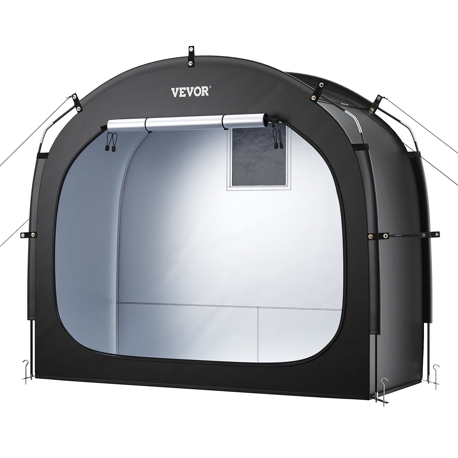 VEVOR Outdoor Bike Storage Tent Spacious Waterproof Bike Tent for 1 to 2 Bikes 
