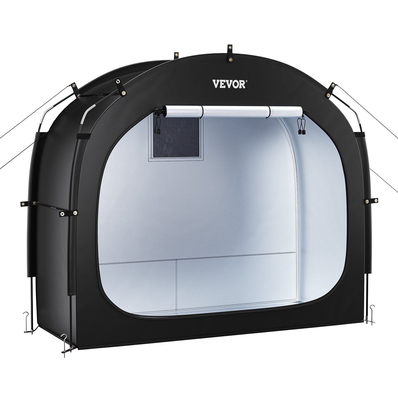VEVOR Outdoor Bike Storage Tent Spacious Waterproof Bike Tent for 1 to 2 Bikes 