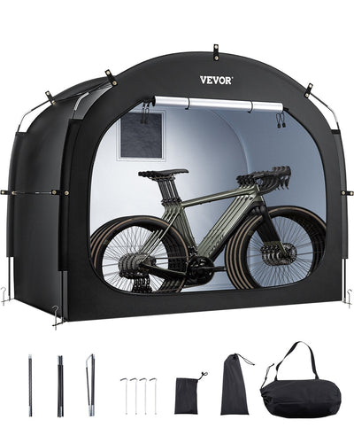 VEVOR Outdoor Bike Storage Tent Spacious Waterproof Bike Tent for 4 to 5 Bikes 