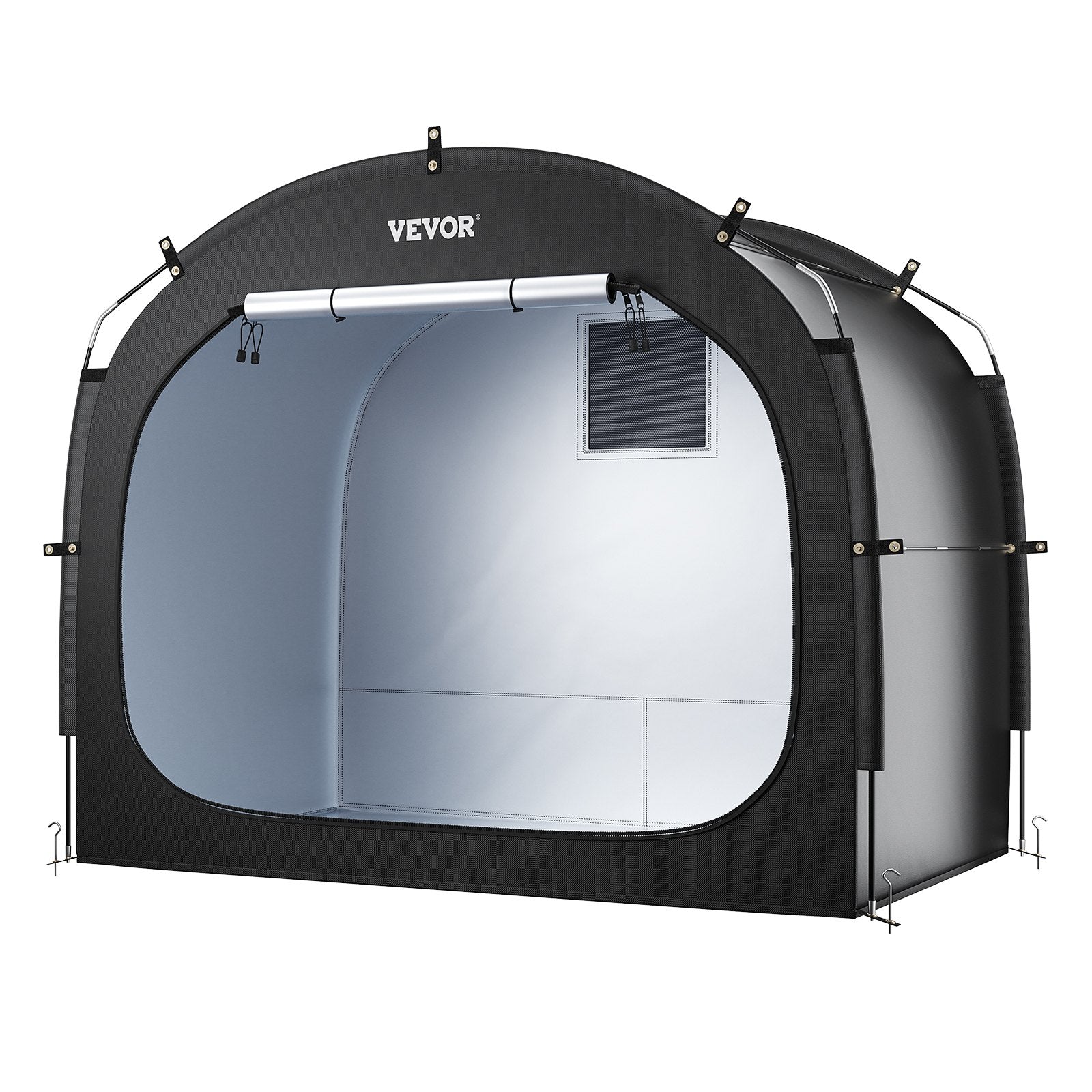 VEVOR Outdoor Bike Storage Tent Spacious Waterproof Bike Tent for 4 to 5 Bikes 