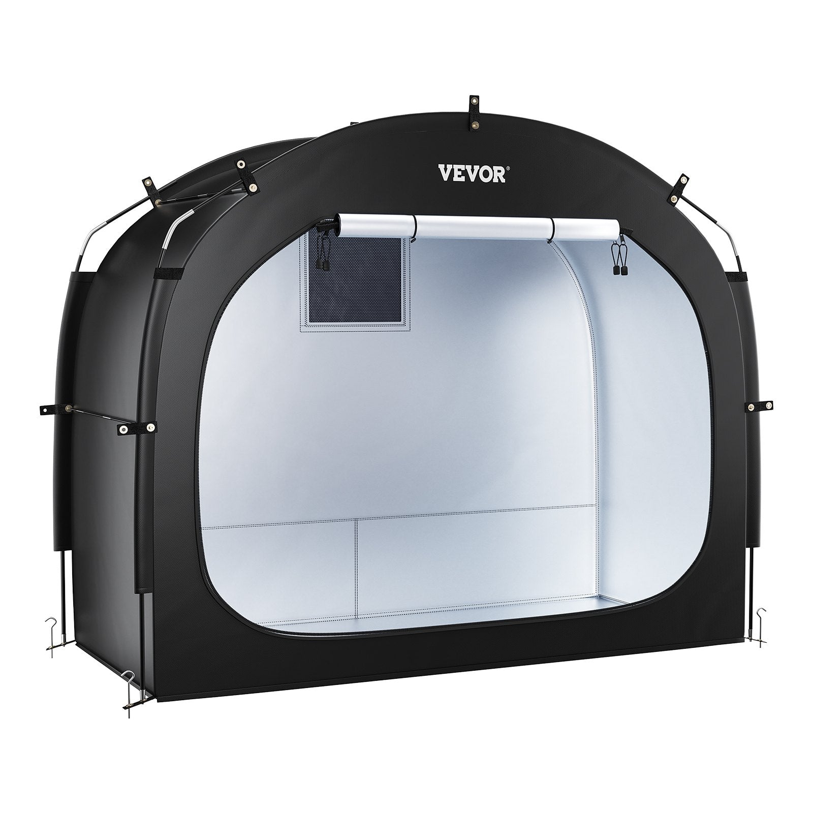 VEVOR Outdoor Bike Storage Tent Spacious Waterproof Bike Tent for 4 to 5 Bikes 