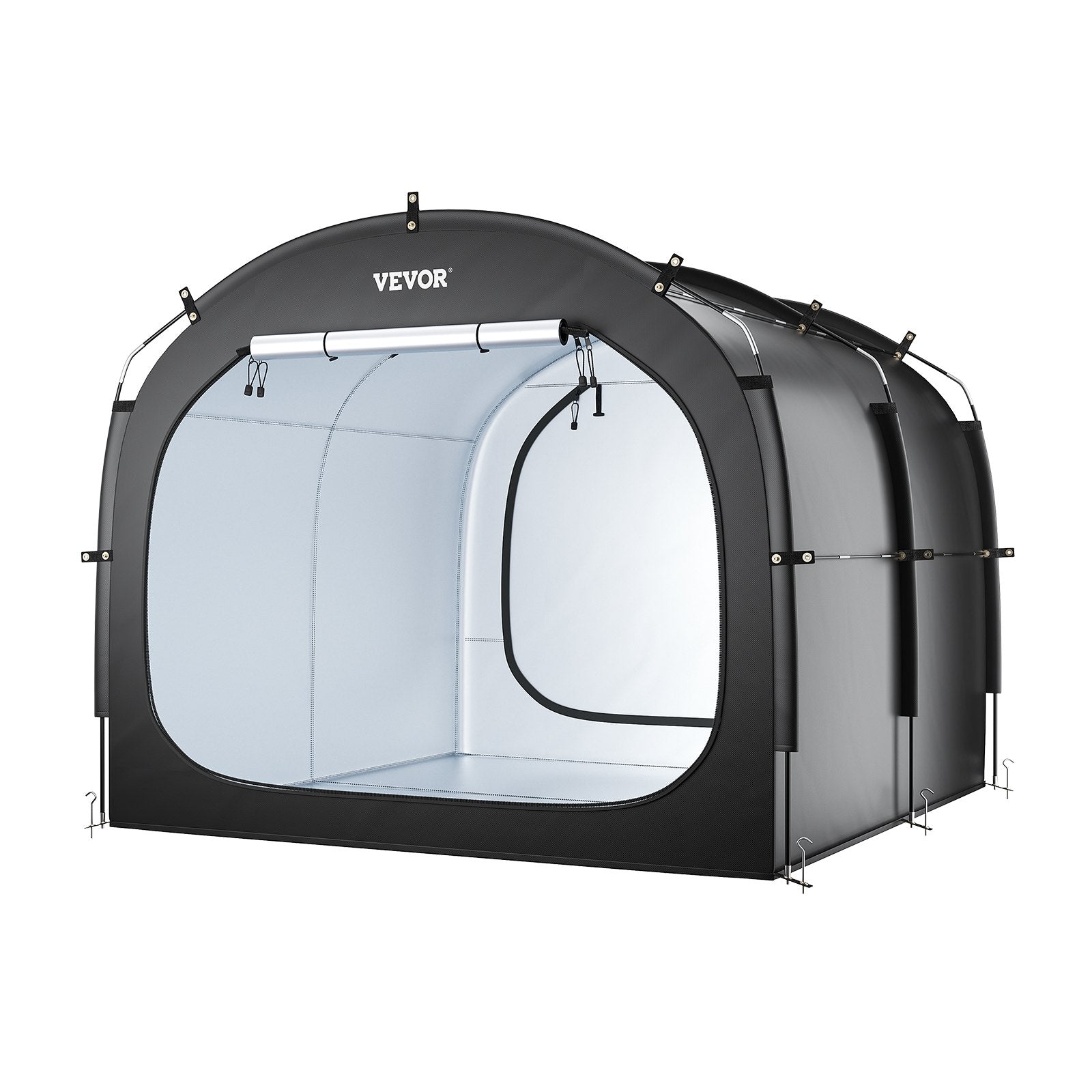 VEVOR Outdoor Bike Storage Tent Spacious Waterproof Bike Tent for 5 Bikes 