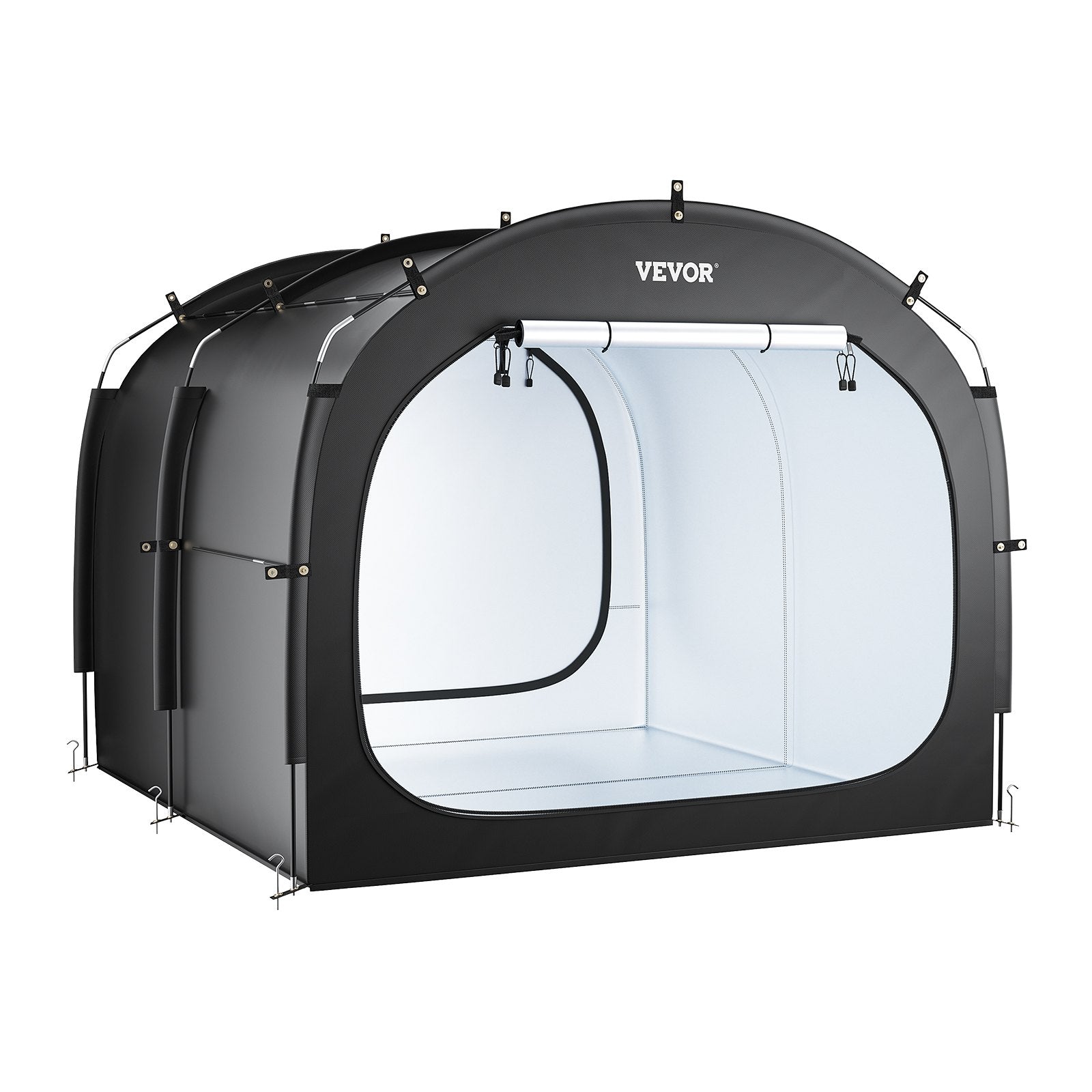 VEVOR Outdoor Bike Storage Tent Spacious Waterproof Bike Tent for 5 Bikes 