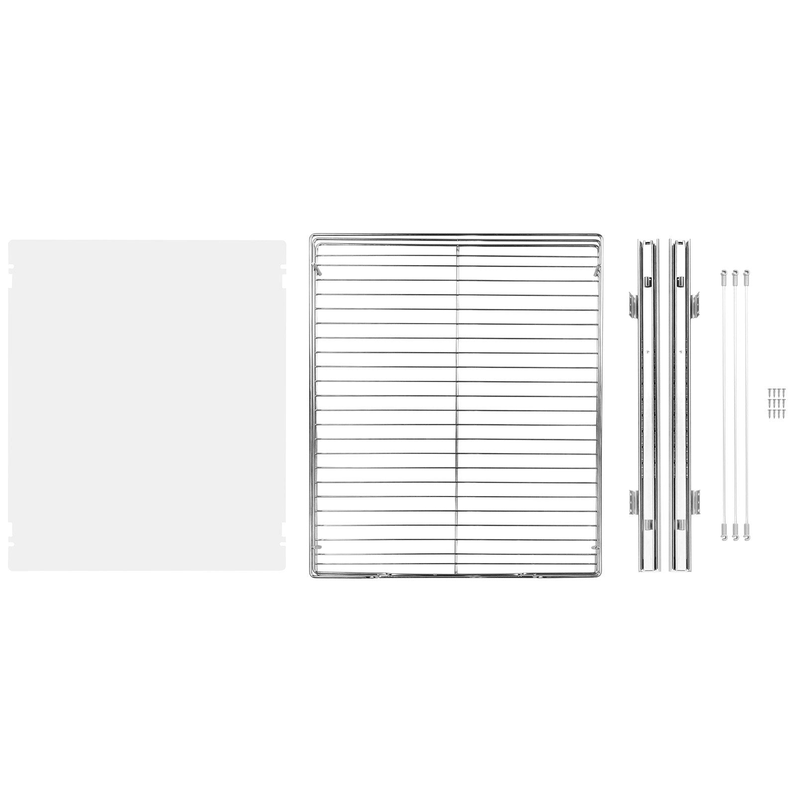 VEVOR 17"W x 21"D Pull Out Cabinet Organizer, Heavy Duty Slide Out Pantry Shelves, Chrome-Plated Steel Roll Out Drawers, Sliding Drawer Storage for Home, Inside Kitchen Cabinet, Bathroom, Under Sink 