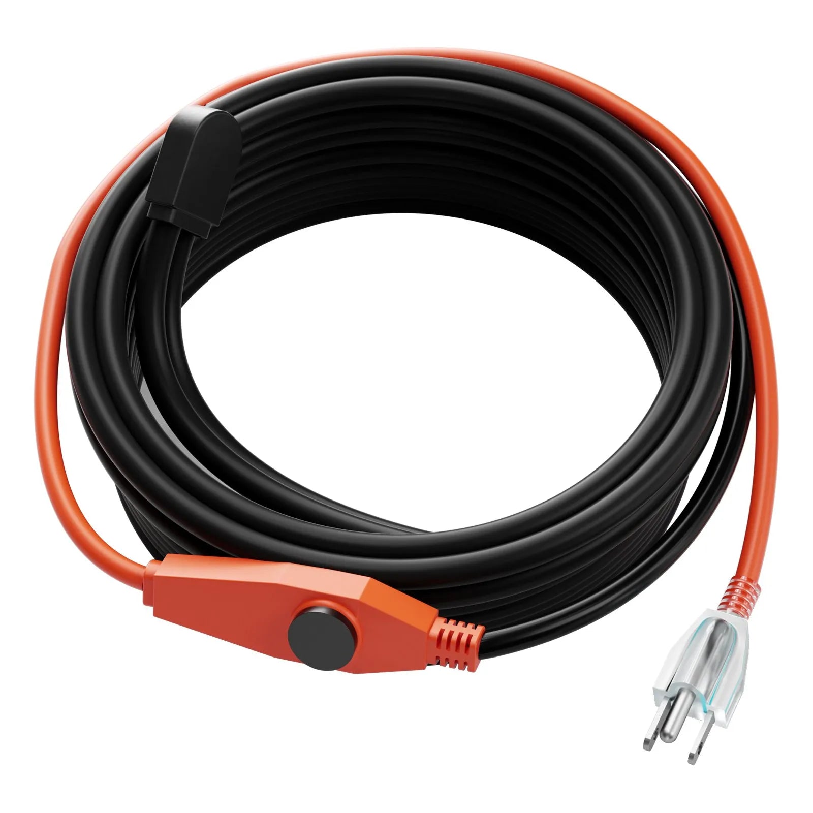 VEVOR Pipe Heating Cable 80FT 7W/FT Heat Tape for Pipes with Built-in Thermostat
