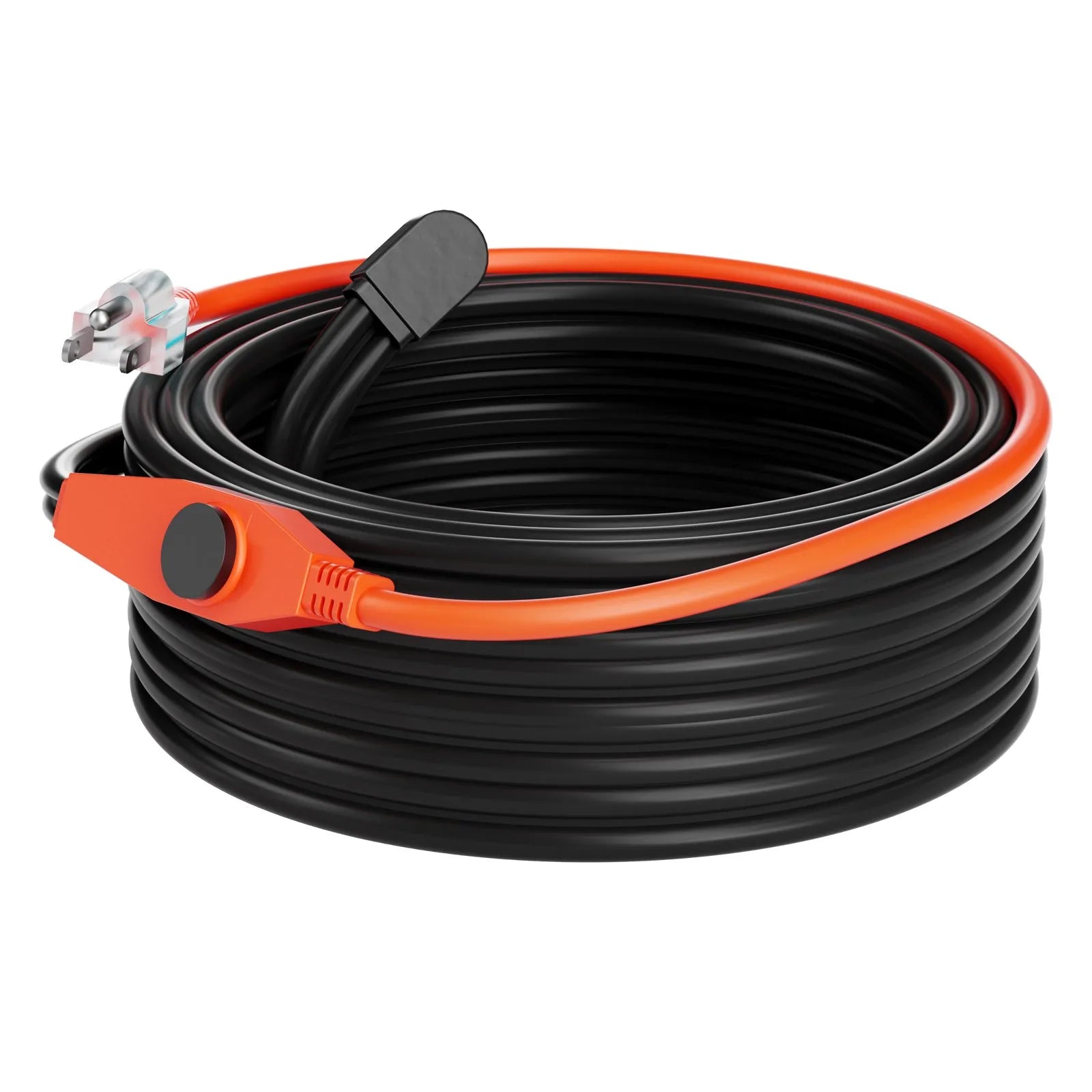 VEVOR Pipe Heating Cable 80FT 7W/FT Heat Tape for Pipes with Built-in Thermostat