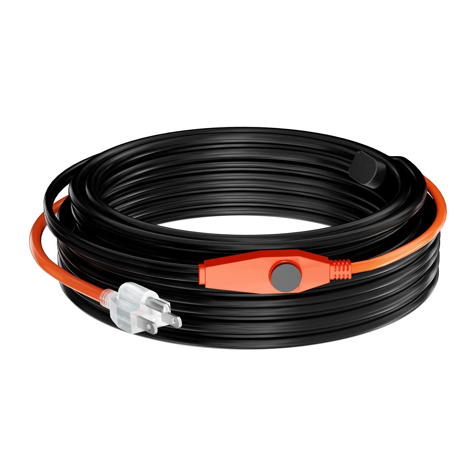 VEVOR Pipe Heating Cable 80FT 7W/FT Heat Tape for Pipes with Built-in Thermostat