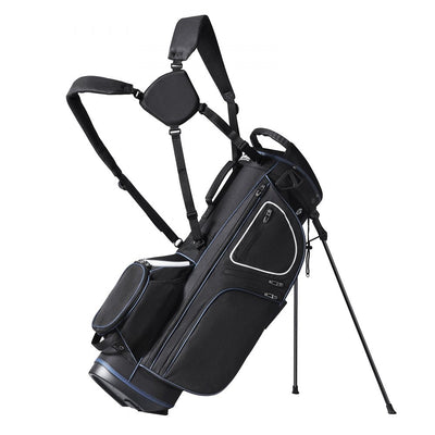 VEVOR Golf Cart Bag with 14 Way Organizer Divider Top, 35” 11 Pockets Premium Cart Bag with Stand, Durable Golf Bags with Handles & Dust Cover & Detachable Dual Strap for Men & Women, Black White 
