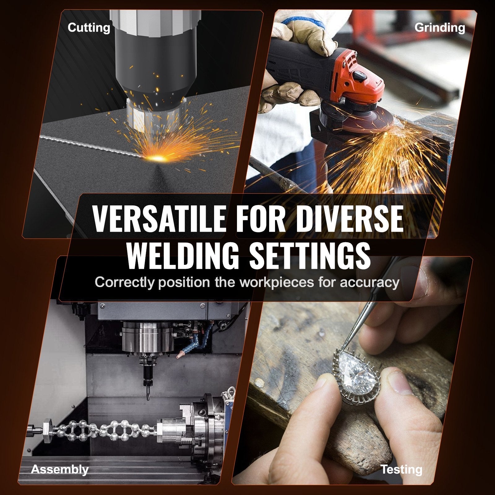 VEVOR Rotary Welding Positioner 30KG, 0-90° Welding Positioning Turntable Table 1-12RPM 80W, with 12.4 Inch 3-Jaw Lathe Chuck & Welding Torch Stand Holder for Cutting, Grinding, Assembly, Testing 