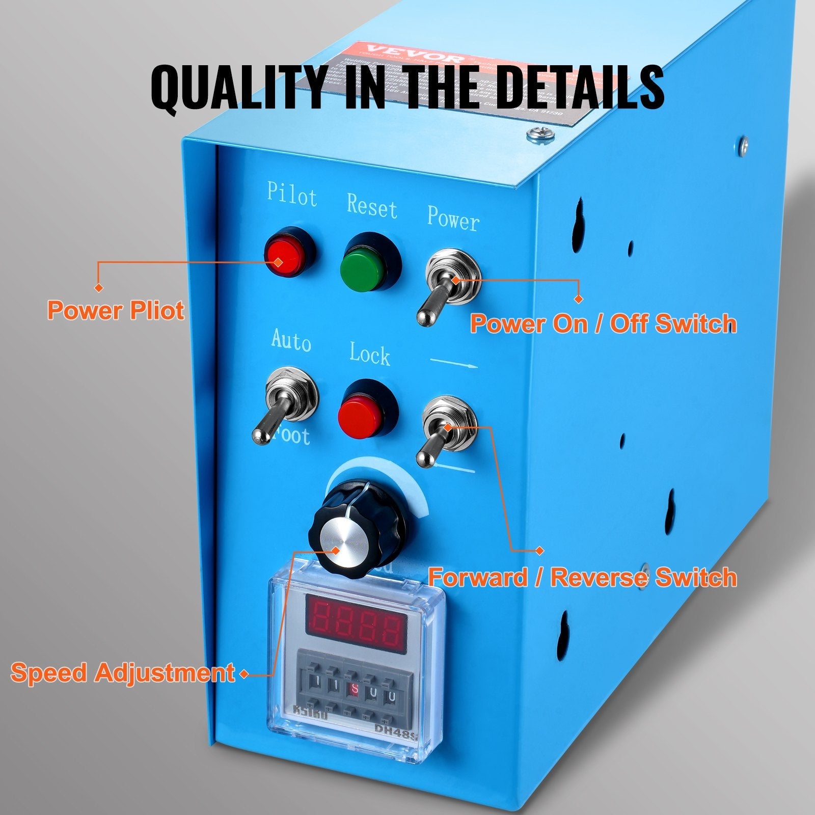 VEVOR Rotary Welding Positioner 50KG, 0-90° Welding Positioning Turntable Table 0.5-6RPM 120W, with 12.4 Inch 3-Jaw Lathe Chuck & Welding Torch Stand Holder for Cutting, Grinding, Assembly, Testing 