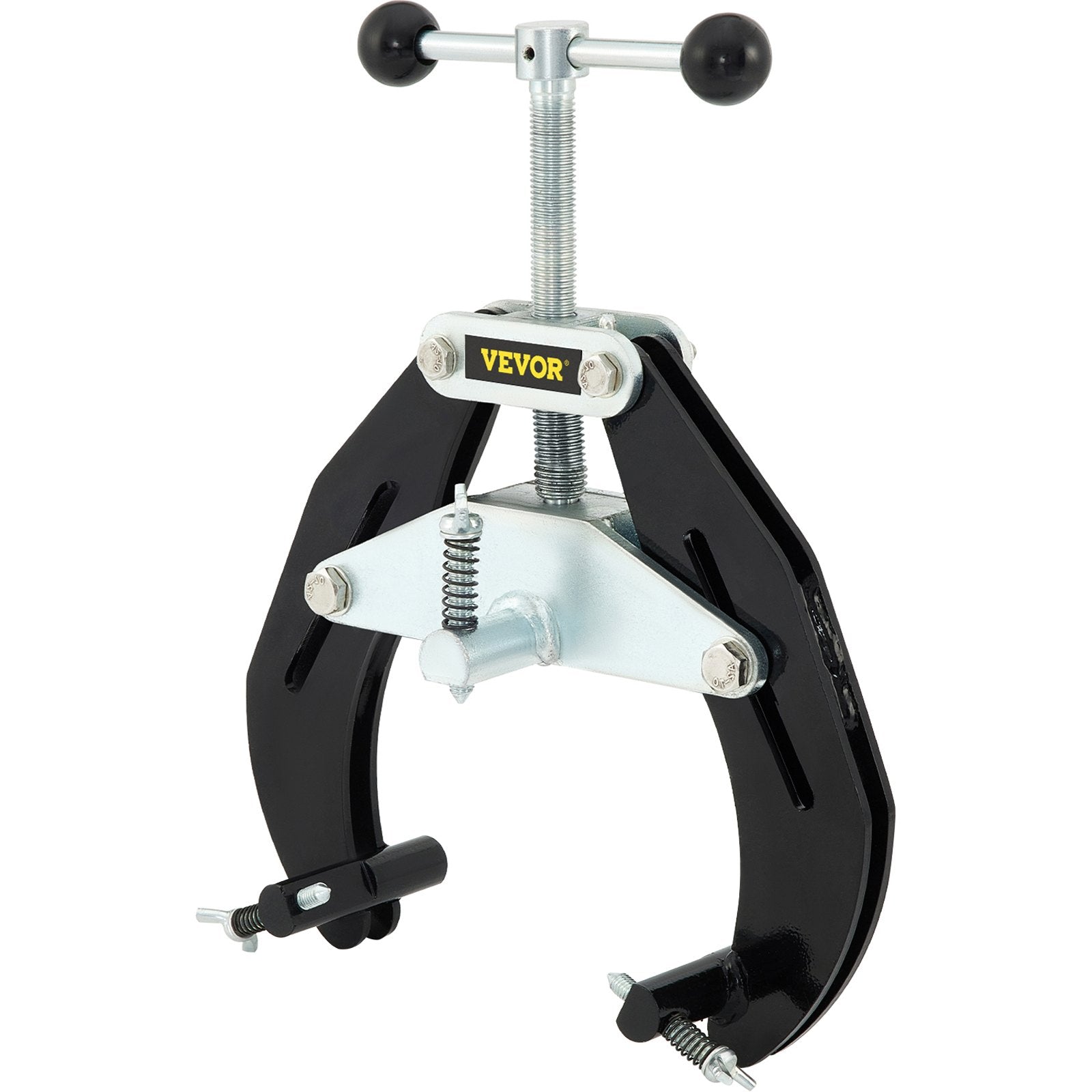 VEVOR Ultra Clamp, 2 to 6 In Diameter, High Strength Pipe Clamp with Quick Acting Screws, Steel Pipe Alignment Tool with Lightweight Design, Black 