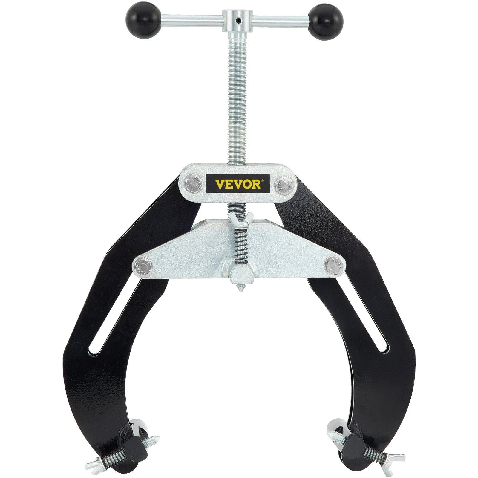 VEVOR Ultra Clamp, 2 to 6 In Diameter, High Strength Pipe Clamp with Quick Acting Screws, Steel Pipe Alignment Tool with Lightweight Design, Black 