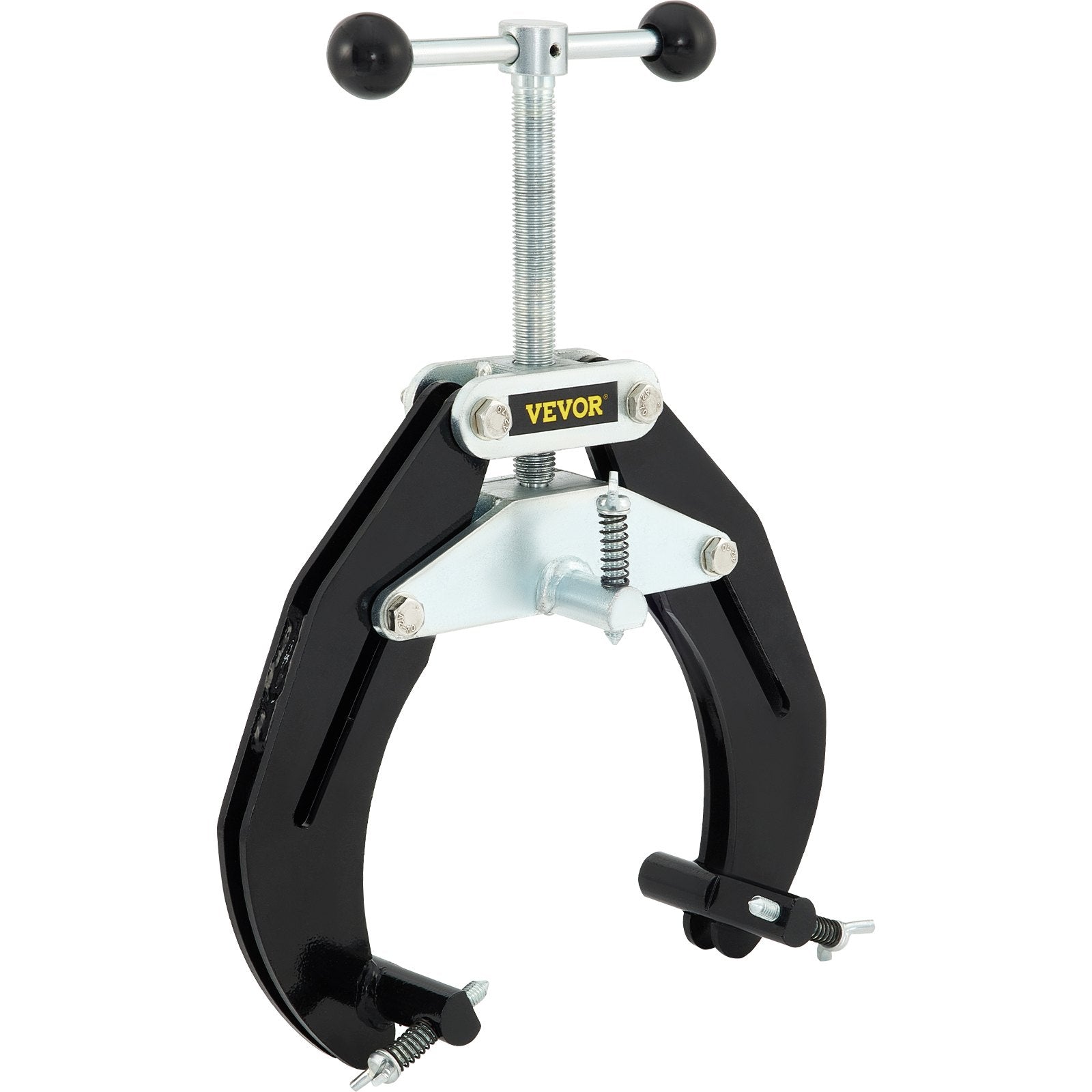VEVOR Ultra Clamp, 2 to 6 In Diameter, High Strength Pipe Clamp with Quick Acting Screws, Steel Pipe Alignment Tool with Lightweight Design, Black 