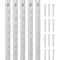 VEVOR Shelf Track 39-inch 10 Pack Adjustable Steel Wall Mounted Shelf Pilaster