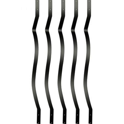 VEVOR Deck Balusters Metal Deck Spindles 61 Pack 29.5" Aluminum Alloy Railing 
