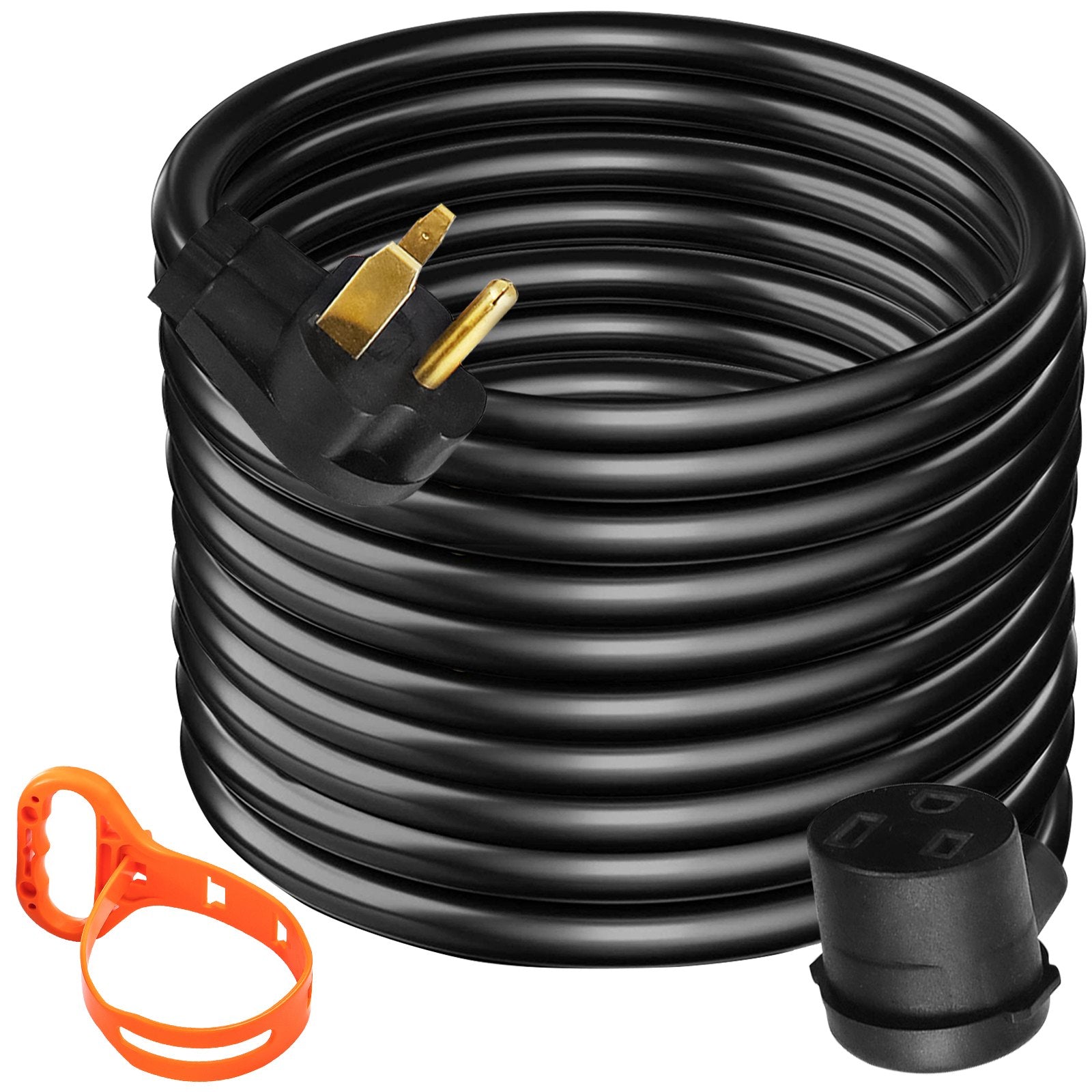 VEVOR Welder Extension Cord 30Amp 25ft 250V, Welding Power Cord with NEMA 6-50 Plug 10 Gauge 3 Prong for MIG,Lincoln,Plasma,Miller,TIG 