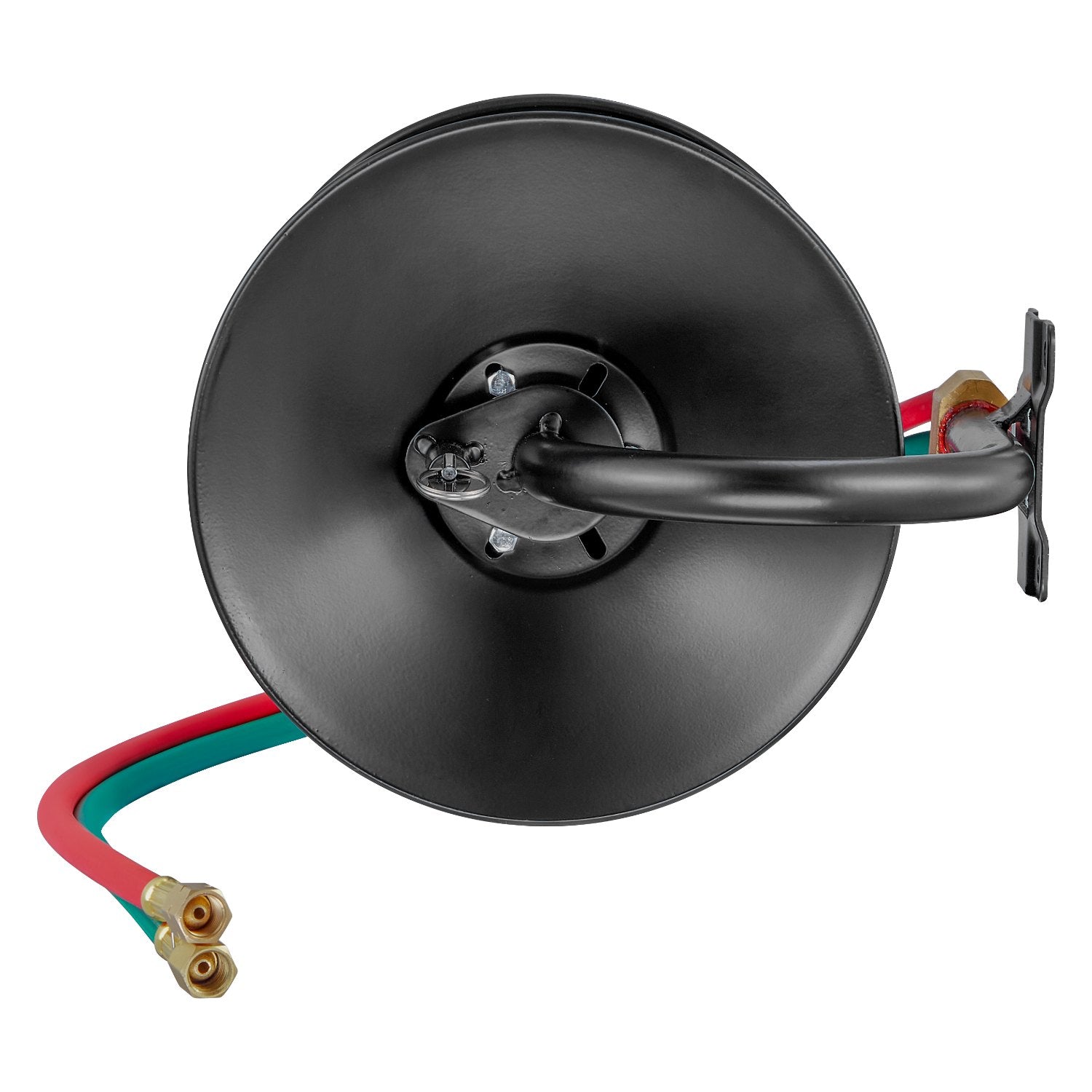 VEVOR Welding Hose Reel Hand Crank Rewind Hose Reel Heavy Duty Steel for Garage 