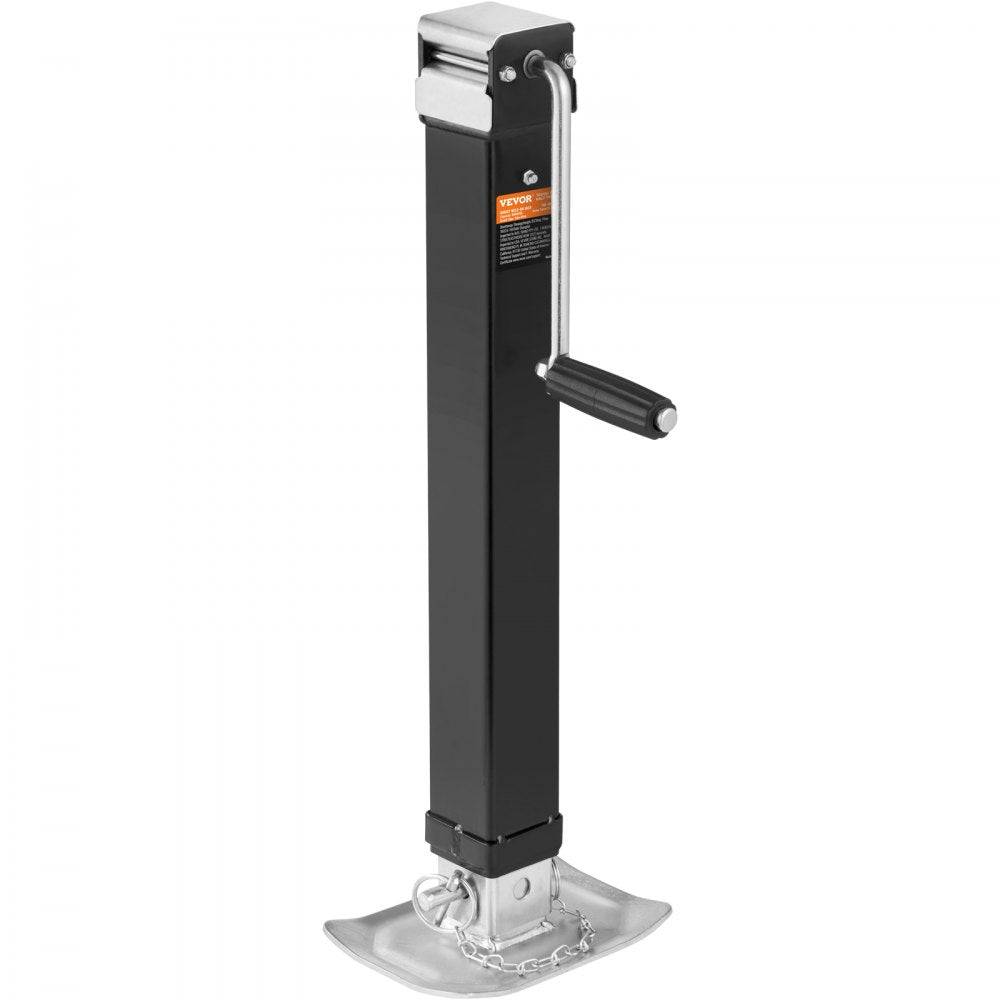 VEVOR Trailer Jack, Trailer Tongue Jack Welding-on 8000 lb Weight Capacity, Trailer Jack Stand with Handle for lifting RV Trailer, Horse Trailer, Utility Trailer, Yacht Trailer 