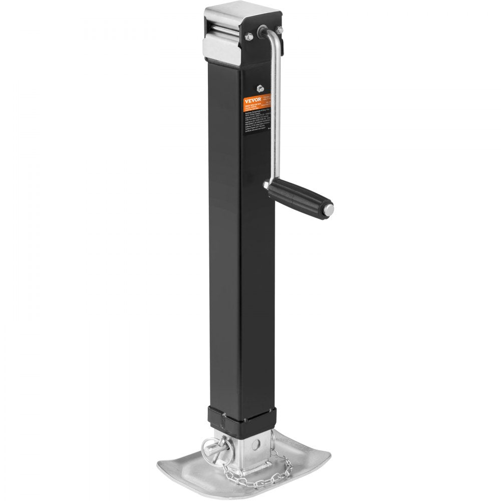 VEVOR Trailer Jack, Trailer Tongue Jack Welding-on 8000 lb Weight Capacity, Trailer Jack Stand with Handle for lifting RV Trailer, Horse Trailer, Utility Trailer, Yacht Trailer 
