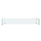 VEVOR Glass Wind Guard for Rectangular Fire Pit Table 30 x 14 x 7.5 Inch, 0.31 inch Thick and Sturdy Tempered Glass Panel with Hard Aluminum Corner Bracket & Rubber Feet, Easy to Assemble