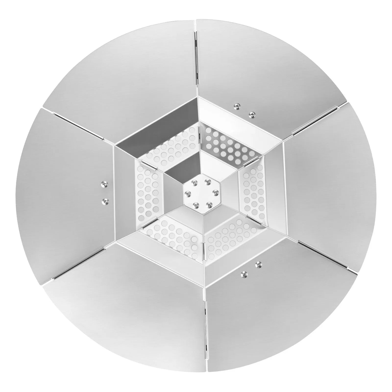 VEVOR Fire Pit Heat Deflector for Solo Stove Yukon 20 in Bonfire Stainless Steel