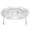 VEVOR Fire Pit Heat Deflector for Solo Stove Yukon 27 in Bonfire Stainless Steel