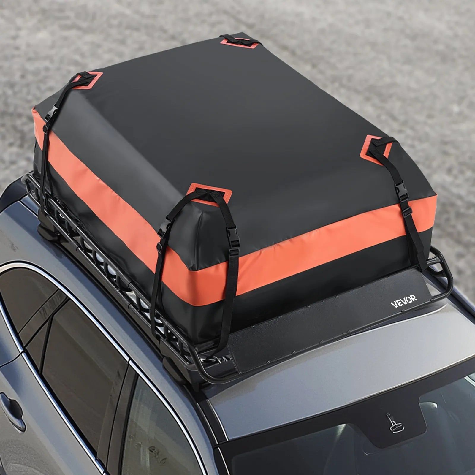 Universal Roof Rack Basket with Waterproof Cargo Bag – 51" x 36" Rooftop Cargo Carrier
