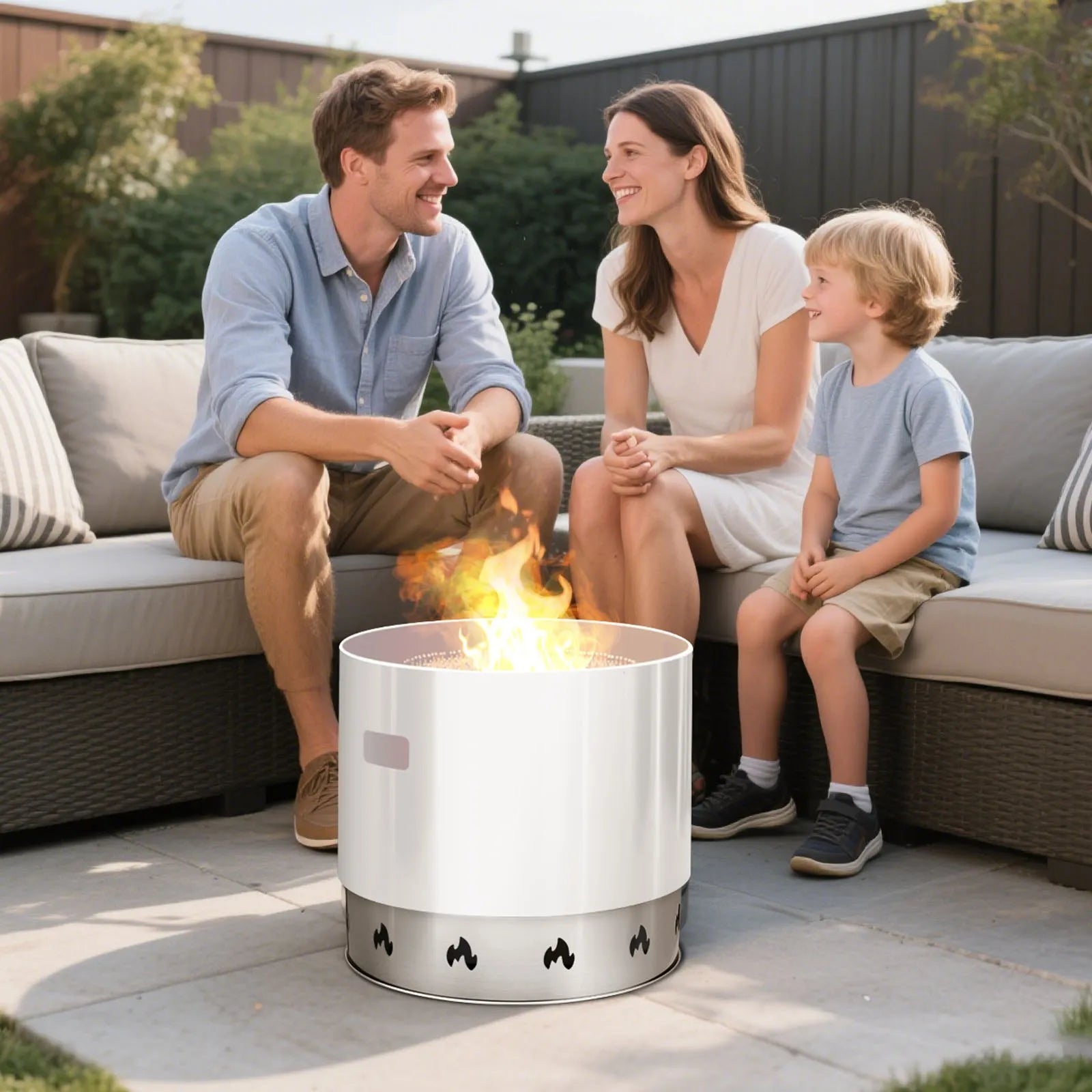 VEVOR Fire Pit Stand for Solo Stove Bonfire 19.5 Inch Smokeless Fire Pit Ring