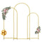 VEVOR Metal Arch Backdrop Stand Set of 3 Stand with Case Connection for Wedding