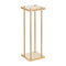 VEVOR 4PCS Gold Metal Column Wedding Flower Stand, 31.5inch/80cm High With Metal Laminate, Vase Geometric Centerpiece Stands, Cylindrical Floral Display Rack for Events Reception, Party Road Leads