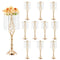 VEVOR 10PCS 55cm/21.65” Tall Crystal Wedding Flower Stand Vase for Party Decor