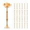 VEVOR 24PCS 50cm/19.7” Wedding Flower Vase Metal Gold Floral Stand for Table