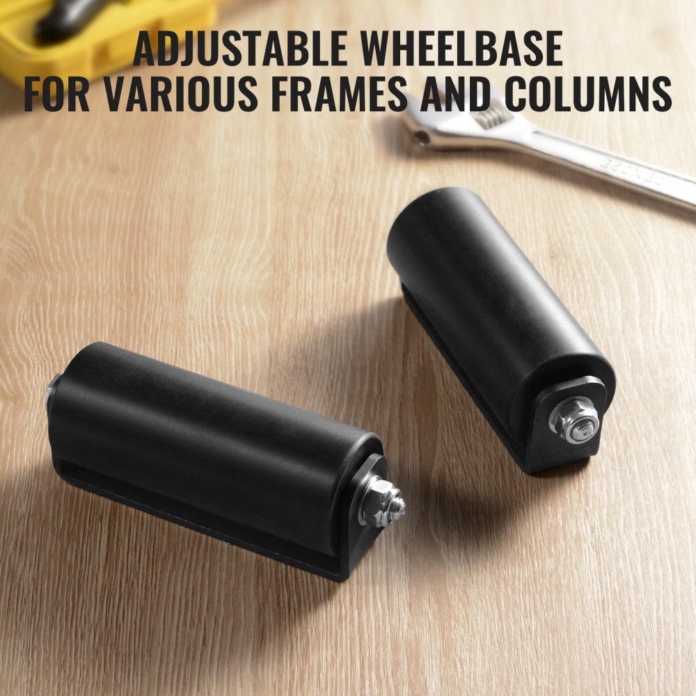 VEVOR Sliding Gate Kit 6” Rolling Hardware C-type Bracket for Connect Tracks 