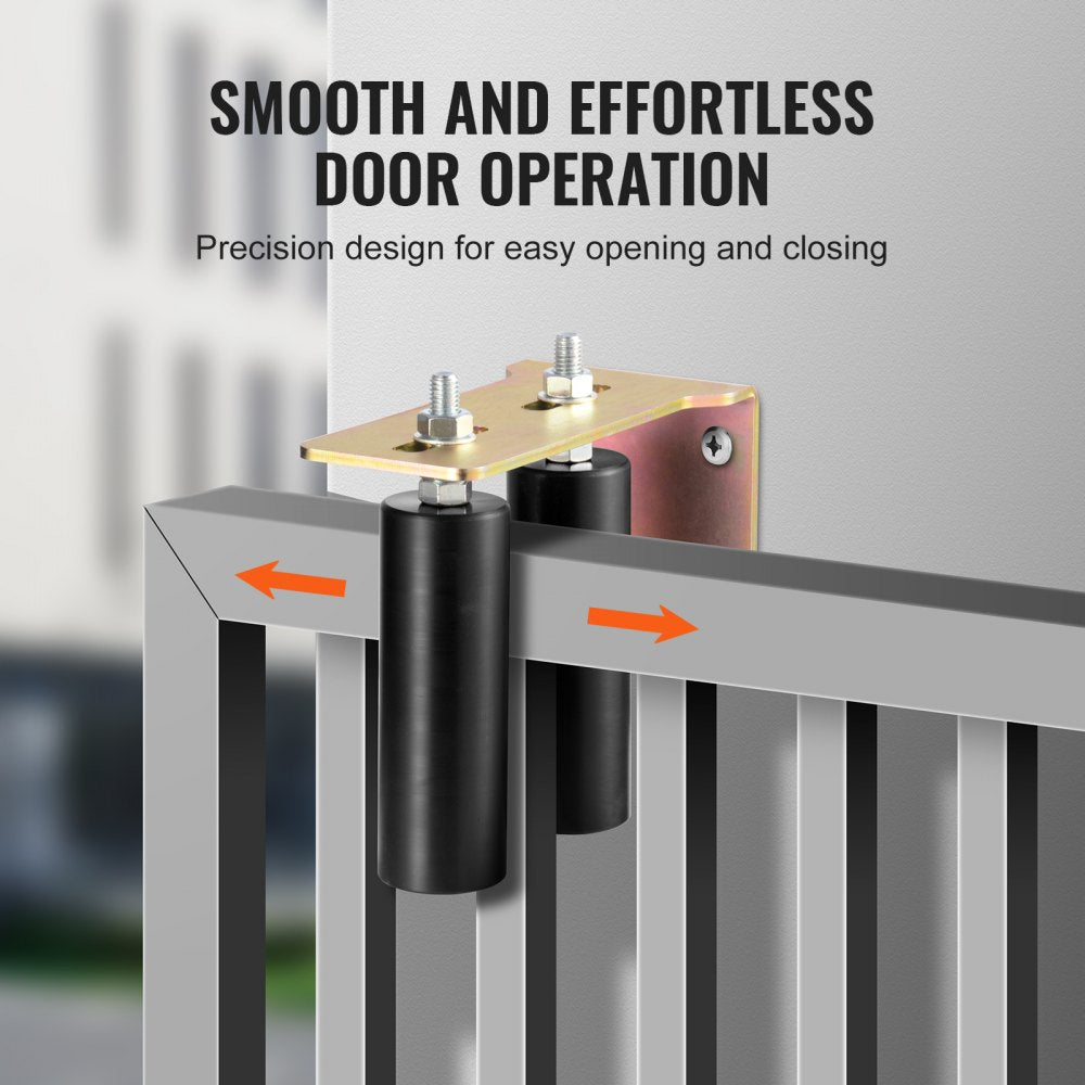 VEVOR Sliding Gate Kit 6” Rolling Hardware with L-Bracket Adjustable for Door 