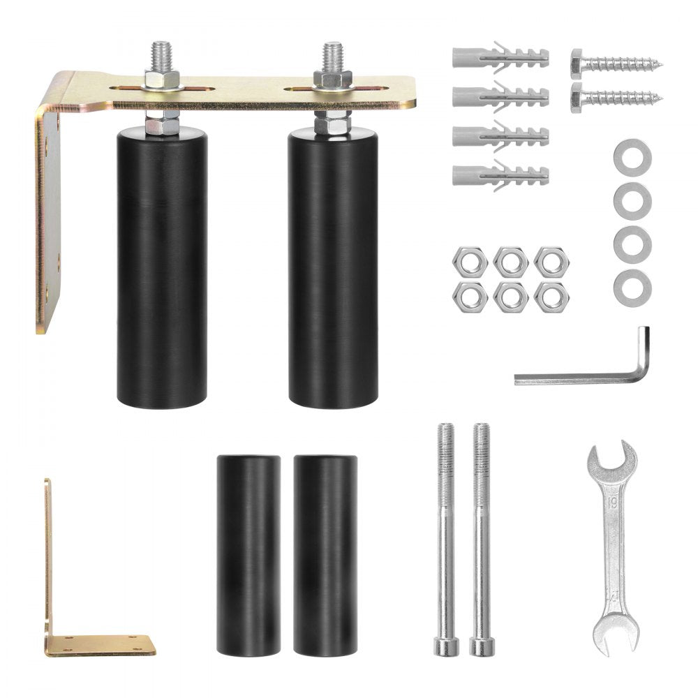 VEVOR Sliding Gate Kit 6” Rolling Hardware with L-Bracket Adjustable for Door 