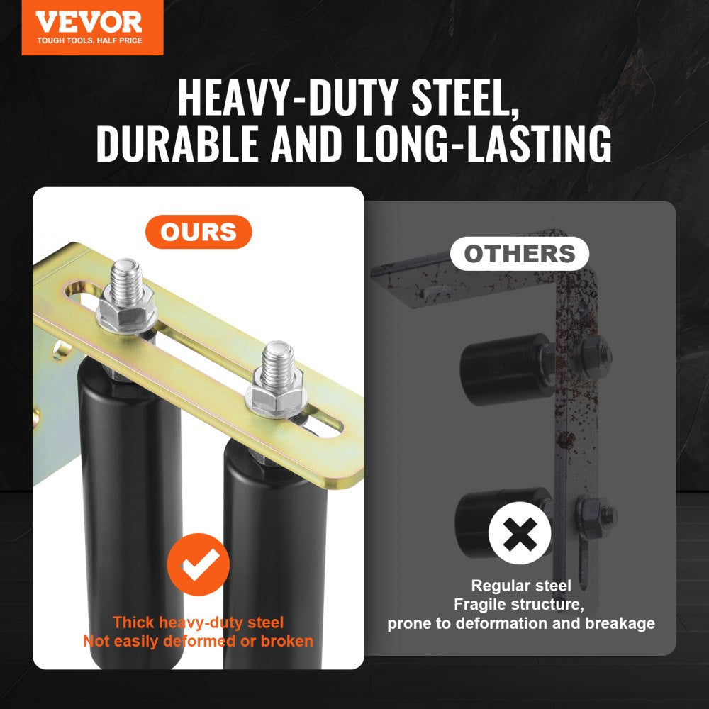 VEVOR Sliding Gate Kit 6” Rolling Hardware with L-Bracket 