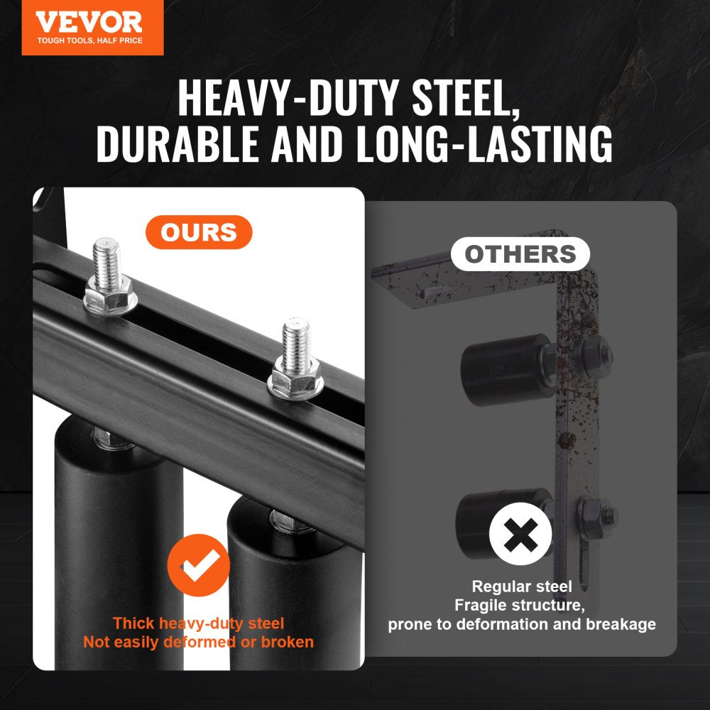 VEVOR Sliding Gate Kit 6” Rolling Hardware with T-Bracket Adjustable for Door 