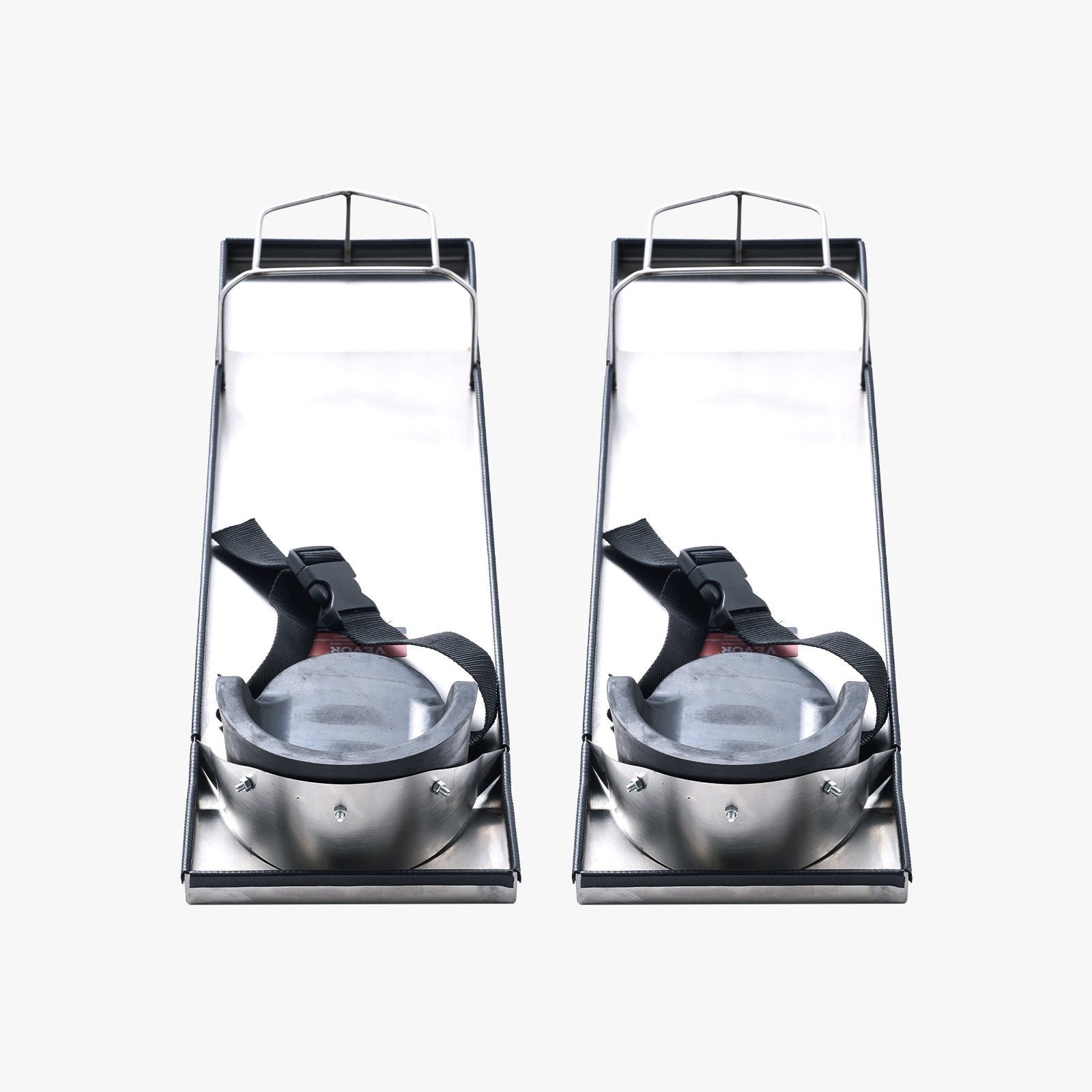 VEVOR Concrete Knee Boards Slider Knee Boards 28" x 8" Kneeler Board Stainless Steel Kneed Boards Concrete Sliders Pair Moving Sliders w/ Concrete Knee Pads & Board Straps for Concrete Finishing 