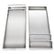 VEVOR Concrete Knee Boards 28'' x 8'' Slider Knee Boards, Kneeler Board Stainless Steel Knee boards, Concrete Board Slider Tools, Pair Moving Sliders with Rouned Conner, for Cement & Concrete Finish