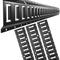 VEVOR E Track Tie Down Rail Kit, 5' Steel Rails, 4 Pack, Secure Cargo & Heavy Loads Up to 2000 lbs, Heavy Duty Etrack Rails with Screws for Garages, Vans, Trailers, Motorcycle Tie Downs, ATV Mountings