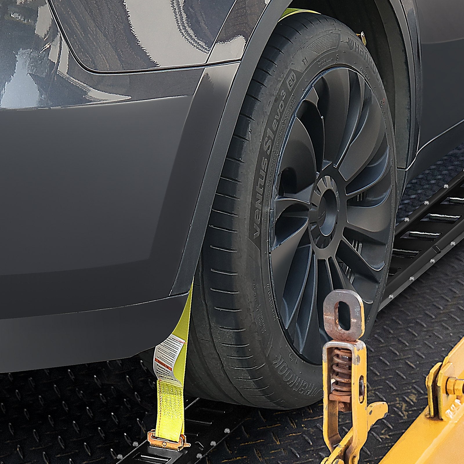 VEVOR E Track Tie Down Rail Kit, 2' Steel Rails, 4 Pack, Secure Cargo & Heavy Loads Up to 2000 lbs, Heavy Duty Etrack Rails with Screws for Garages, Vans, Trailers, Motorcycle Tie Downs, ATV Mountings 