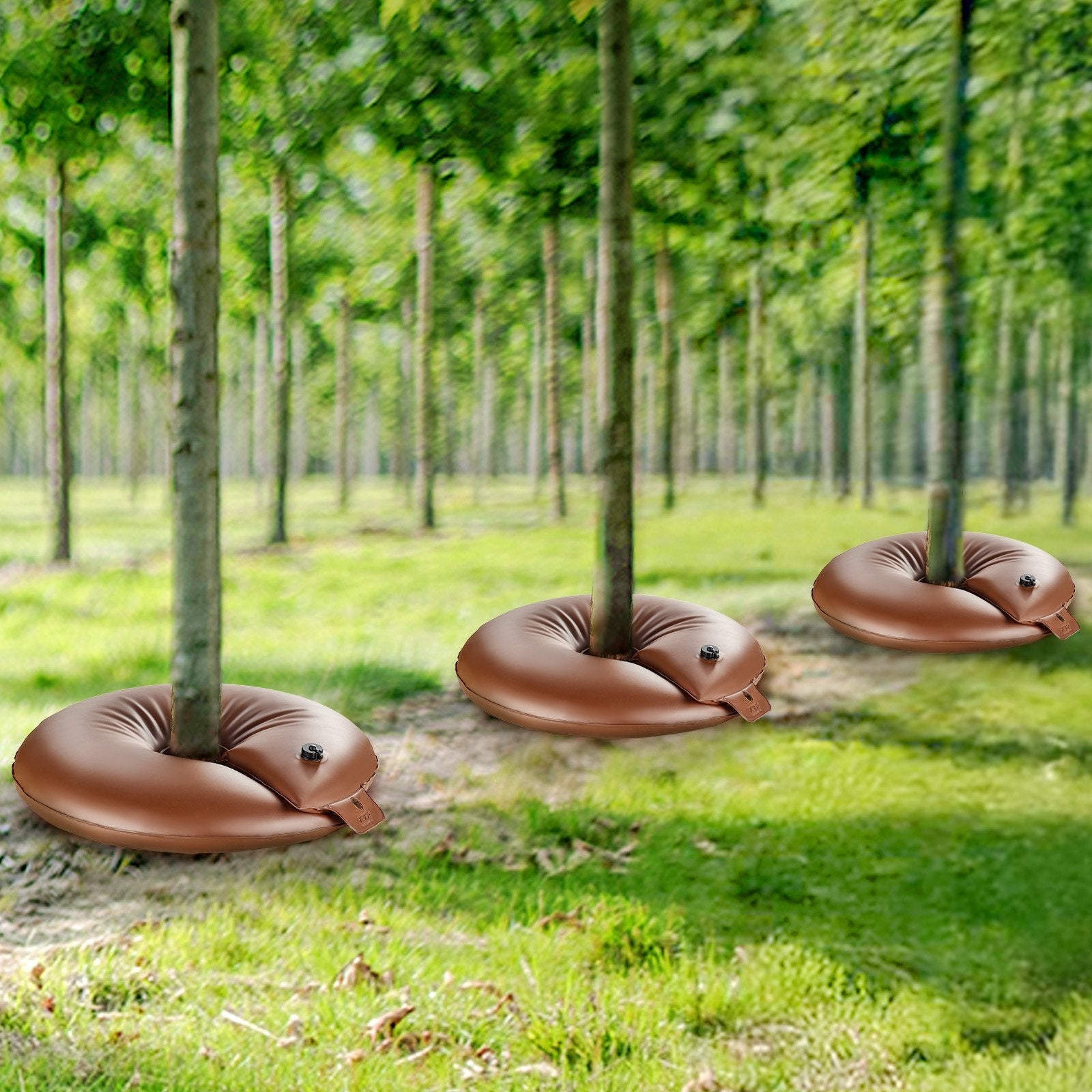 VEVOR Tree Watering Ring 4 Packs 16 Gallons Slow Release Tree Water Bag Durable 