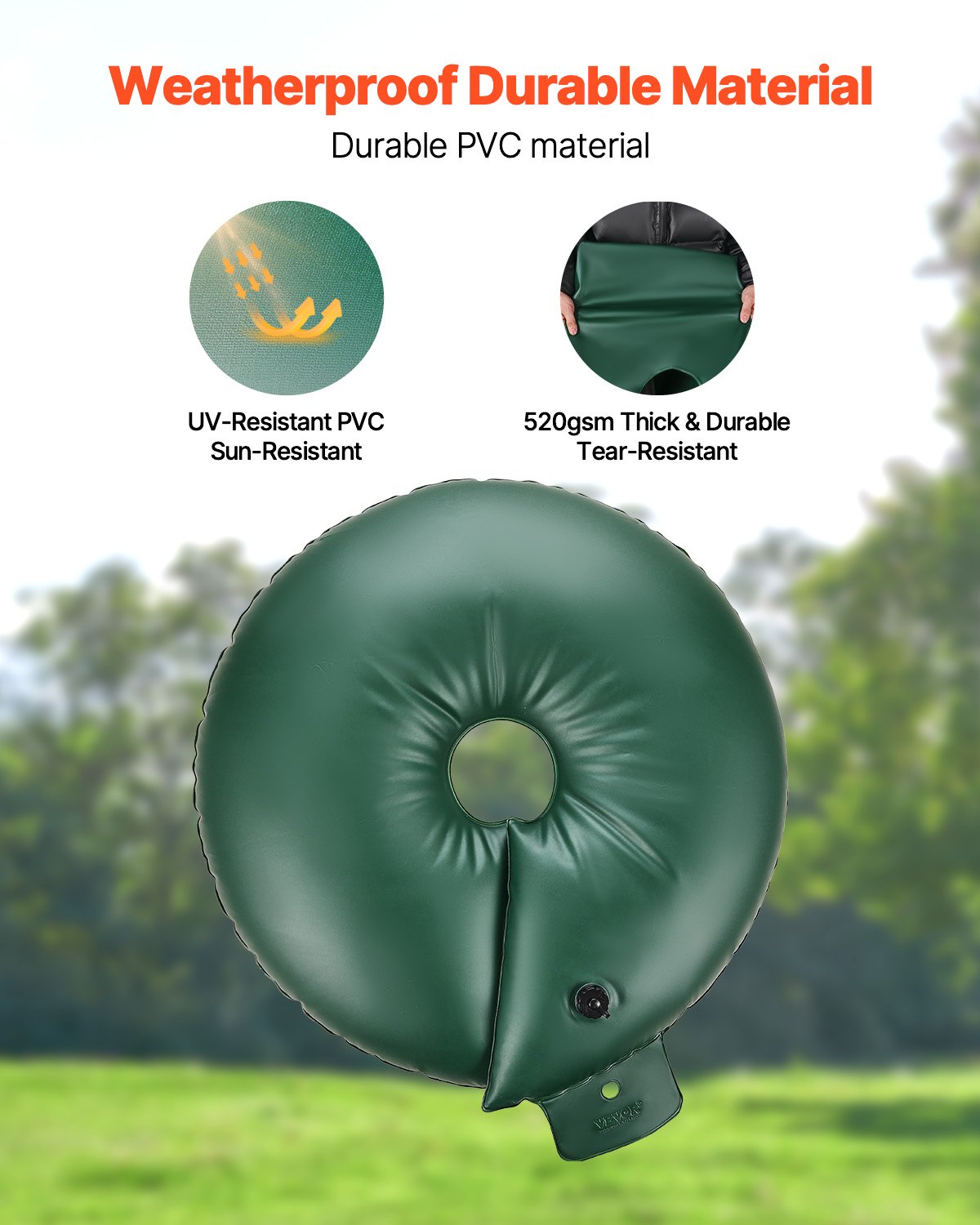 VEVOR Tree Watering Ring 4 Packs 20 Gallons Slow Release Tree Water Bag Durable 