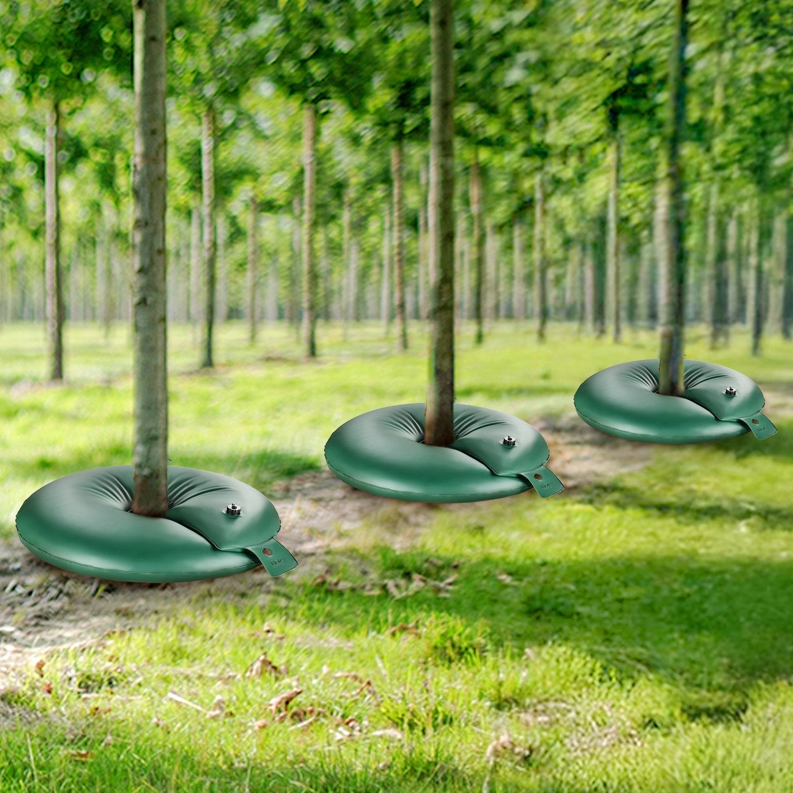 VEVOR Tree Watering Ring 4 Packs 20 Gallons Slow Release Tree Water Bag Durable 